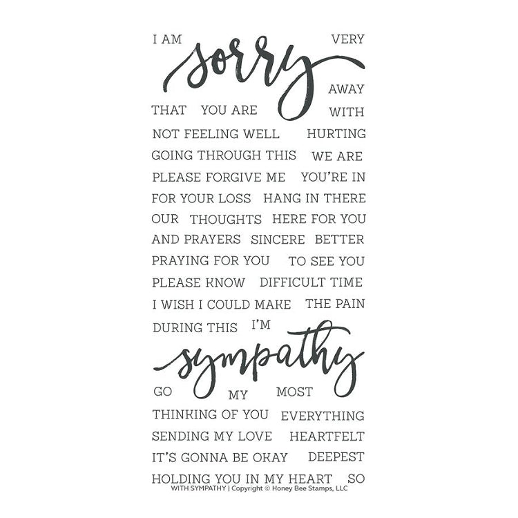 With Sympathy Stamp Set