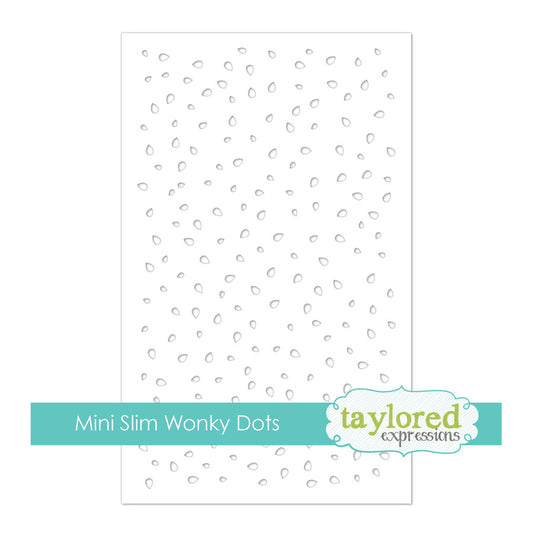 Mini Slim Stencil - Wonky Dots