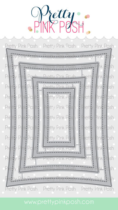 Wonky Stitched Rectangles Dies