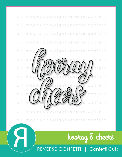 Hooray & Cheers Word Duos Confetti Cuts