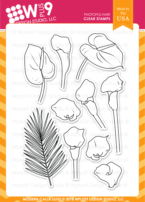 Modern Calla Lilies Stamp Set