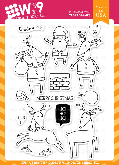 Santa's Reindeer Stamp Set