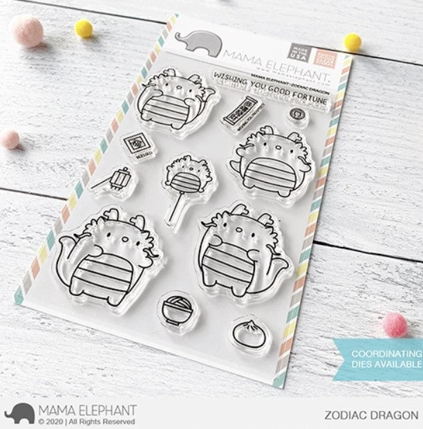 Zodiac Dragon Stamp Set